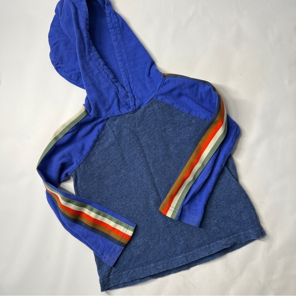 MINI BODEN Hooded Long Sleeve Boys Pullover Top